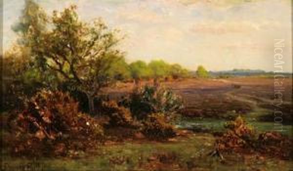 Near Ipley, New Forest Oil Painting by Frederik Golden Short