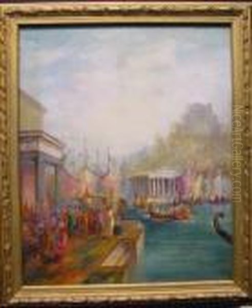 Ancient Rome Oil Painting by Richard Short