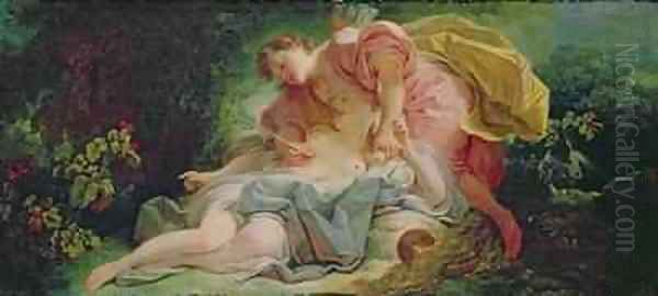 Cephalus and Procris Oil Painting by Jean-Honore Fragonard