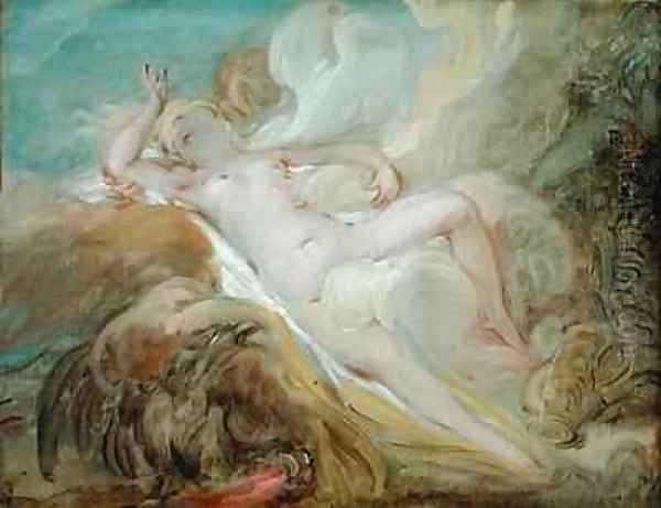 Jupiter and Io Oil Painting by Jean-Honore Fragonard