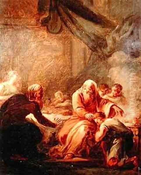 The Prodigal Son Oil Painting by Jean-Honore Fragonard