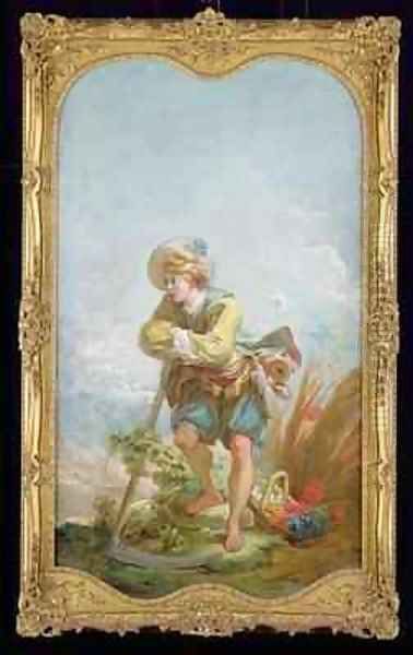 The Reaper Oil Painting by Jean-Honore Fragonard