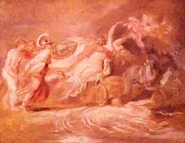 Rape of Proserpine Oil Painting by Jean-Honore Fragonard