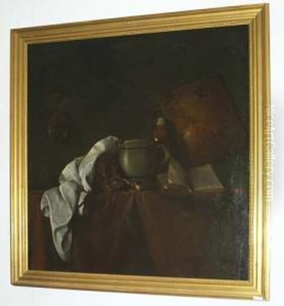 Humoristische Vanitas. Oil Painting by Eugene Sieffert