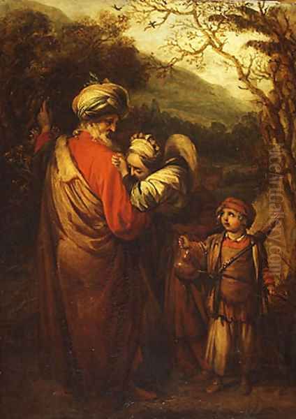 Hagar and Ishmael Oil Painting by Barent Fabritius