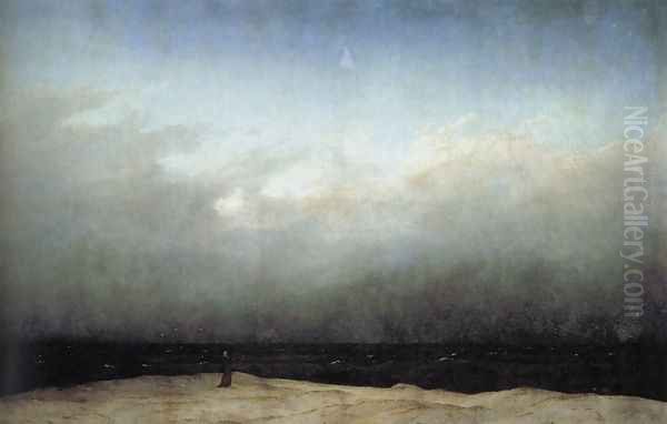 Monk by the Sea 1809 Oil Painting by Caspar David Friedrich