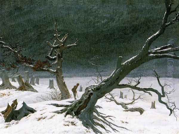 Winter Landscape (3) 1811 Oil Painting by Caspar David Friedrich