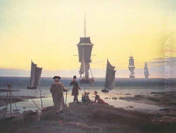 The Stages of Life Oil Painting by Caspar David Friedrich