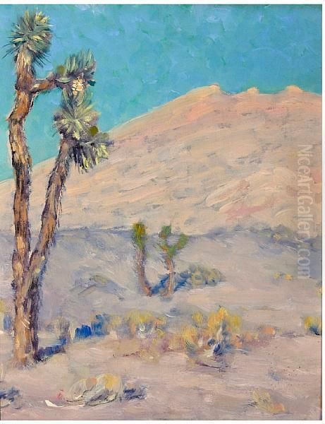 Joshua Tree, Mojave Desert (no. 346) Oil Painting by William Posey Silva