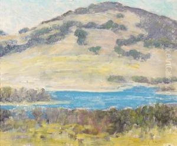 Carmel River Oil Painting by William Posey Silva