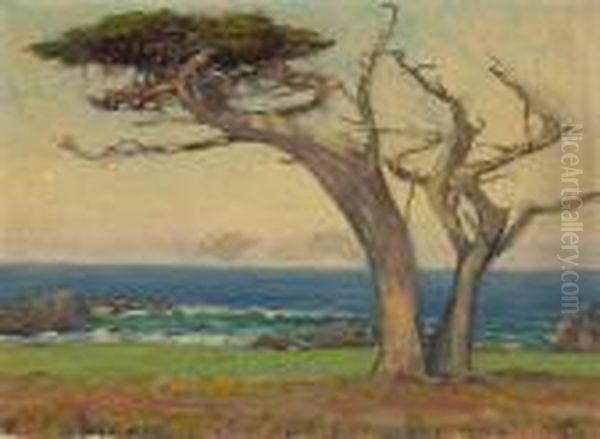 At Cypress Point Oil Painting by William Posey Silva