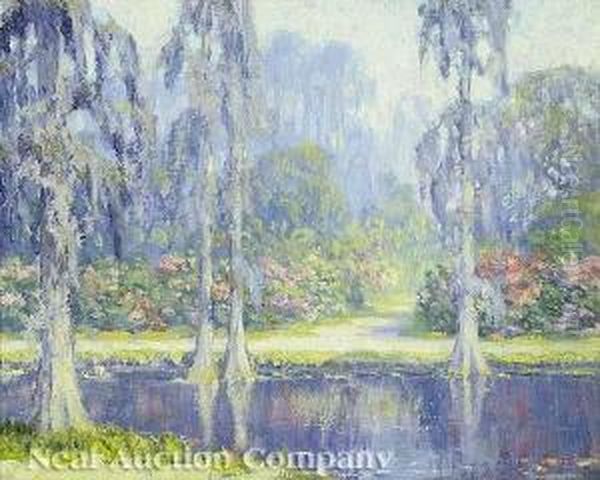 Gardenof Dreams Oil Painting by William Posey Silva