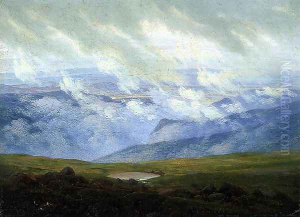 Drifting Clouds c. 1820 Oil Painting by Caspar David Friedrich