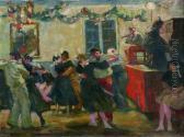  Le Bal Chez Bolzer  Oil Painting by Lucien Simon