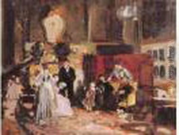 Le Concert En Famille. Oil Painting by Lucien Simon