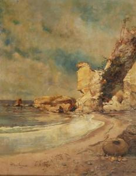 Piccolabaia Oil Painting by Ettore Simonetti