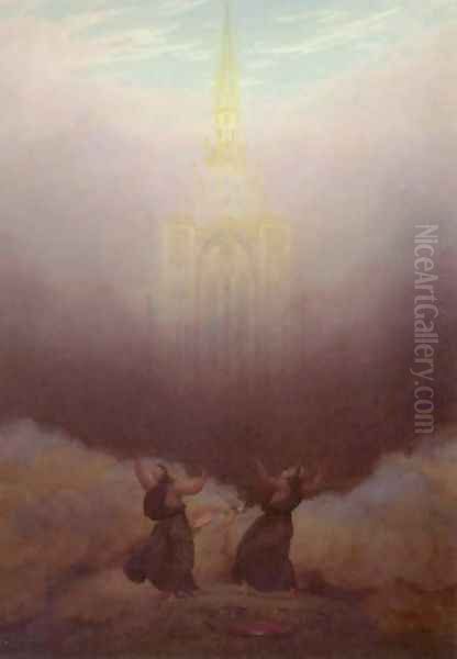 Vision of the Christian Church Oil Painting by Caspar David Friedrich