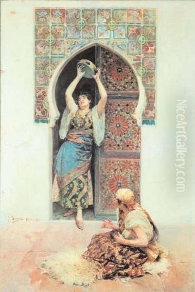 Danza Araba Oil Painting by Gustavo Simoni