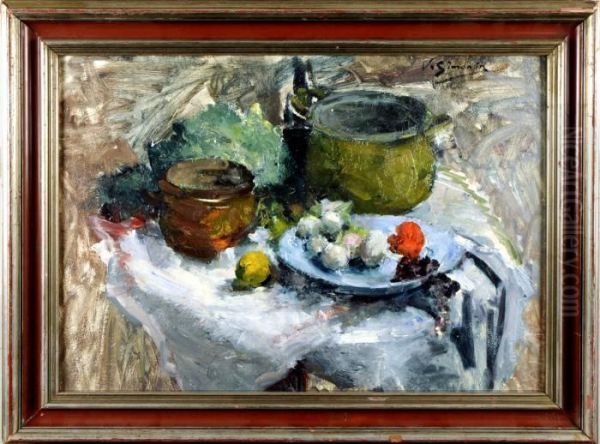 Nature Morte. Oil Painting by Victor Simonin