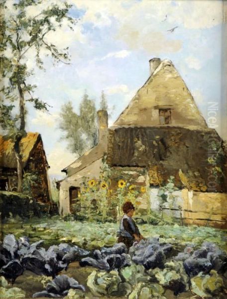 Le Potager Oil Painting by Jan Frans Simons