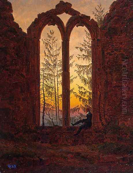 The Dreamer Oil Painting by Caspar David Friedrich