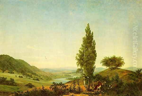 The summer Oil Painting by Caspar David Friedrich