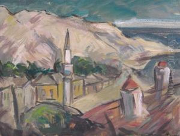 Balcic Oil Painting by Ion Theodorescu Sion