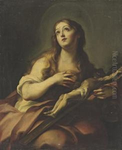 The Penitent Magdalene Oil Painting by Elisabetta Sirani