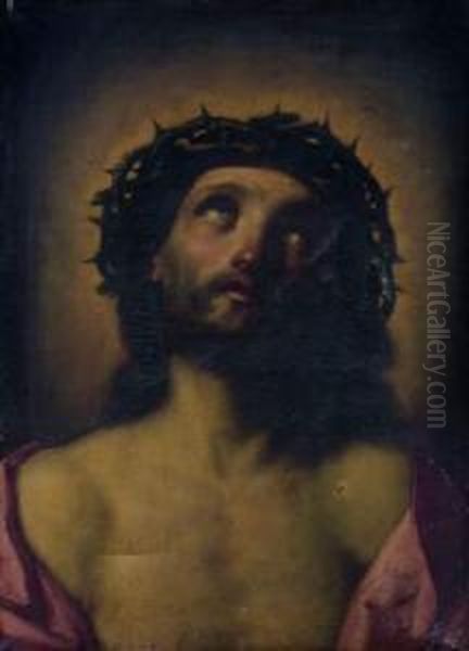 Le Christ A La Couronne D'epines Oil Painting by Elisabetta Sirani