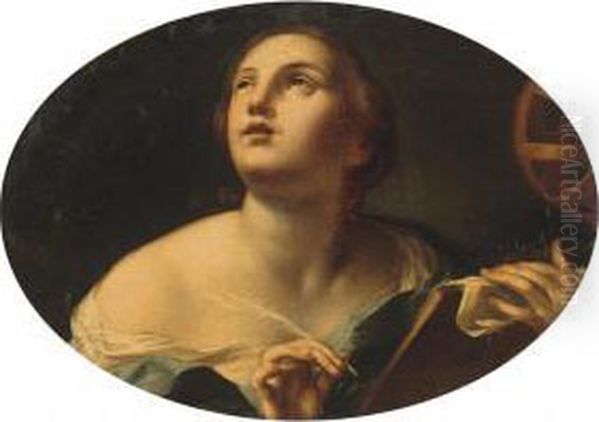 An Allegory Of Astronomy Oil Painting by Elisabetta Sirani