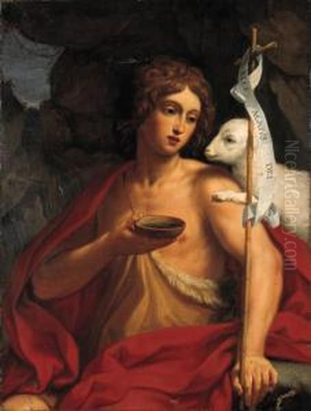 San Giovanni Battista Oil Painting by Elisabetta Sirani