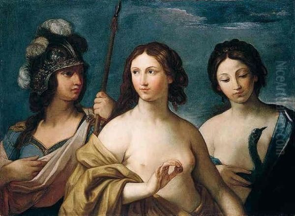 Minerva Oil Painting by Giovanni Andrea Sirani