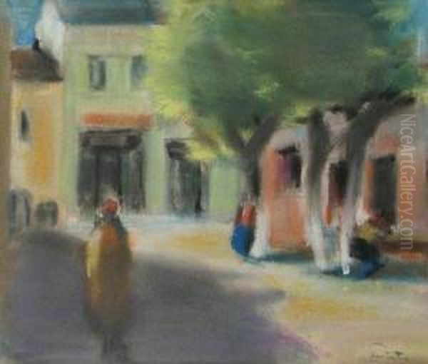 Mangalia Oil Painting by Francisc Sirato