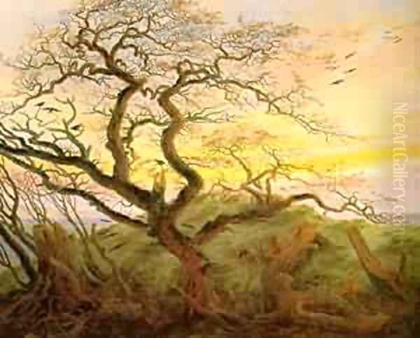 Nature 1897 Oil Painting by Caspar David Friedrich