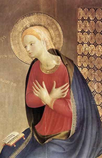 Annunciation (detail 2) 1433 Oil Painting by Angelico Fra