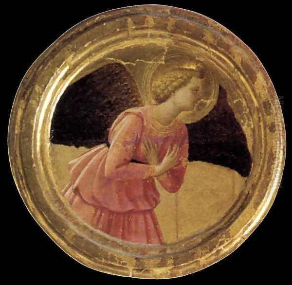 Cortona Polyptych (detail 1) 1437 Oil Painting by Angelico Fra