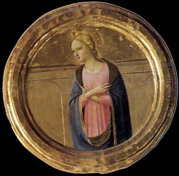 Cortona Polyptych (detail 2) 1437 Oil Painting by Angelico Fra