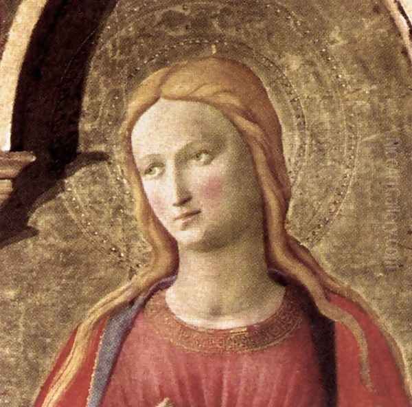 Cortona Polyptych (detail 4) 1437 Oil Painting by Angelico Fra