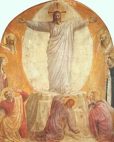 Transfiguration, 1440-41 Oil Painting by Angelico Fra