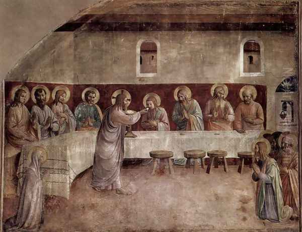 Last Supper Oil Painting by Angelico Fra