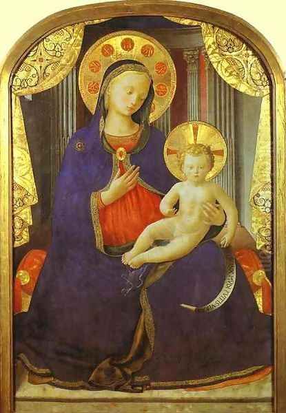 Madonna and Child Oil Painting by Angelico Fra