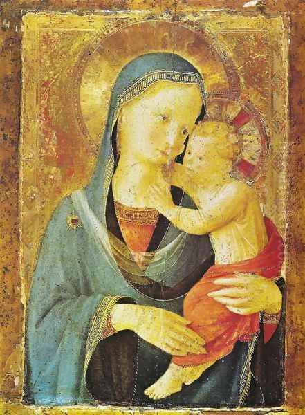 Virgin with the child Oil Painting by Angelico Fra