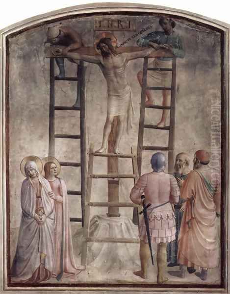 The Crucifixion of Chris Oil Painting by Angelico Fra