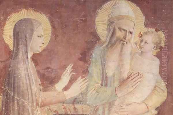 The presentation in the temple, detail Oil Painting by Angelico Fra