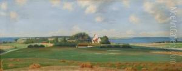 Ostsee-landschaft Oil Painting by Agnes Slott-Mrller