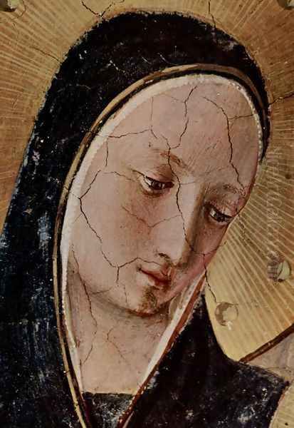 Mary and the Christ child and saints, detail Oil Painting by Angelico Fra