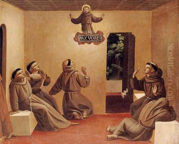 Apparition of St Francis at Arles Oil Painting by Angelico Fra