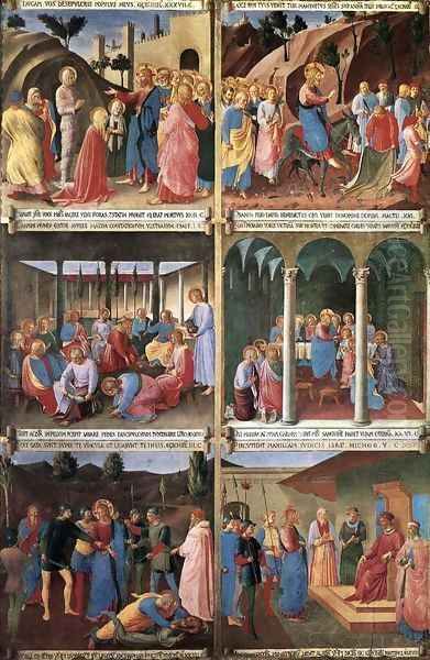 Paintings for the Armadio degli Argenti Oil Painting by Angelico Fra