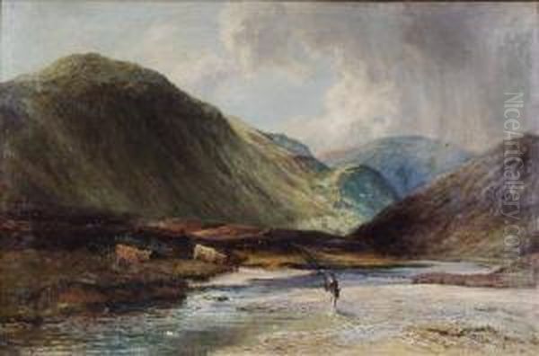 The Sma Glen,glenalmond, Perthshire Oil Painting by John Smart