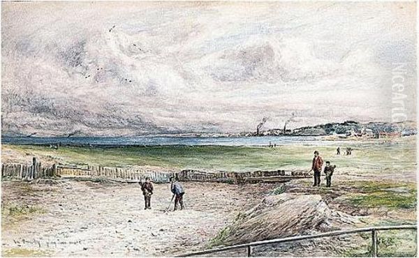 In Pandy Play Two More - Musselburgh Oil Painting by John Smart